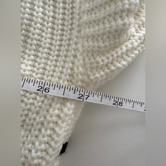 Cream Open Sweater with Black Floral Accents, Size 3X - NWOT - Picture 9 of 9